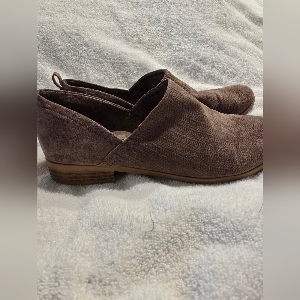Womens Brown Suede Loafers
